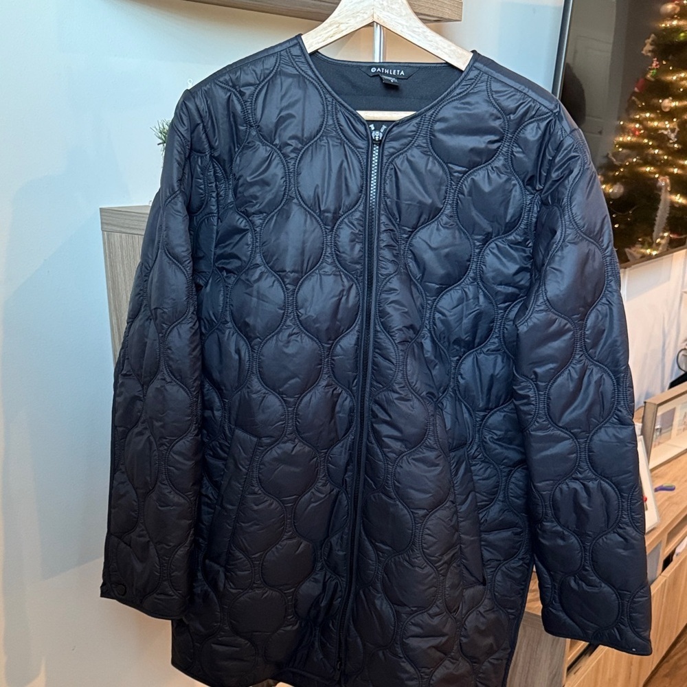 ATHLETA Womens Jacket
Black Size S Alight Quilted Full Zip Nylon - Picture 3 of 7
